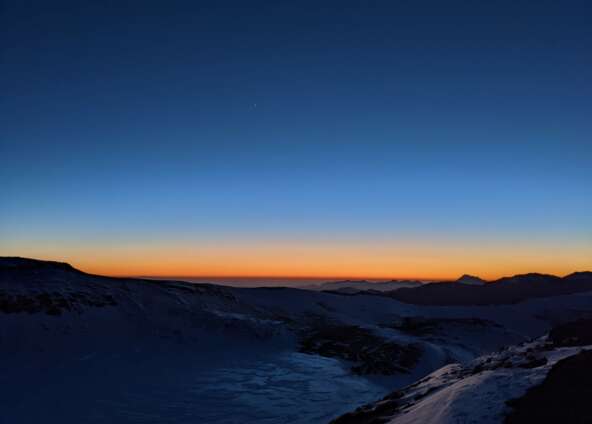 Tramonto al Corno alle Scale [7 dicembre 2024]